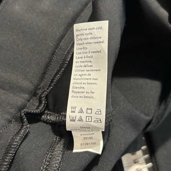 SPANX Sz XL Perfect Black Pants Classic Black Elastic Waistband Back NEW - Picture 14 of 14
